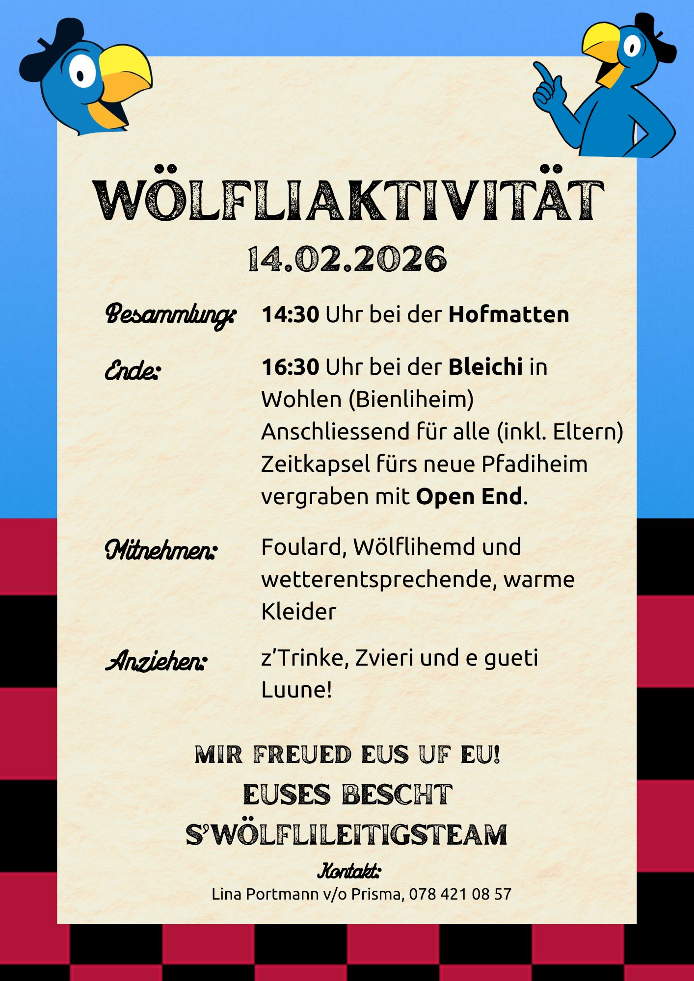 Wolfstufeaktivität vom 14.02.2026