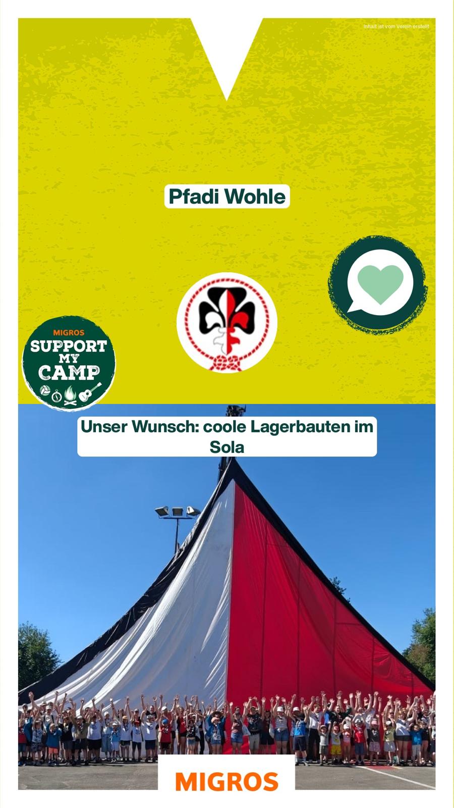 Support My Camp – Migros